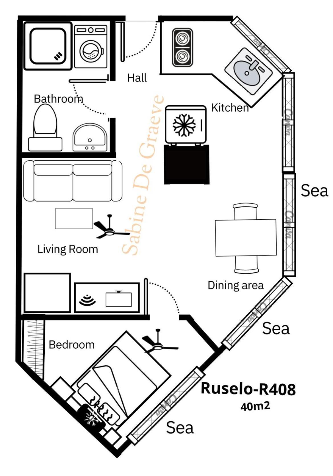 Love Nest By The Sea Wake Up With Ocean Views In Every Room Ruselo R408 تورّوكس كوستا المظهر الخارجي الصورة
